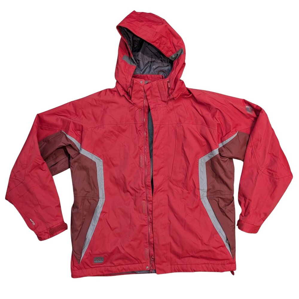 Helly Hansen Helly Tech Ski Jacket Red Grey Xl Wa… - image 1
